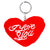 Plush Red Heart Keychain - PAAIE