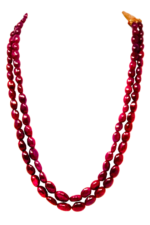 Ruby Gemstone Necklace (Design 8)