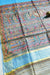 Silk Mark Certified Pure Handloom Tussar Ghicha Silk Saree In SKY BLUE Color - PAAIE
