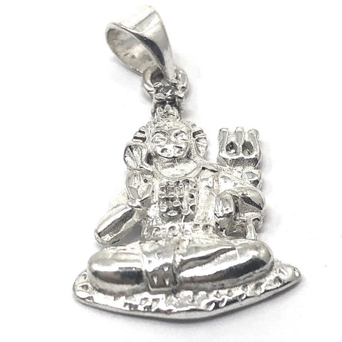 Pure Silver Shiva Pendant - PAAIE
