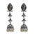 Silver Oxidized Jhumki Dangle Earrings (D5) - PAAIE