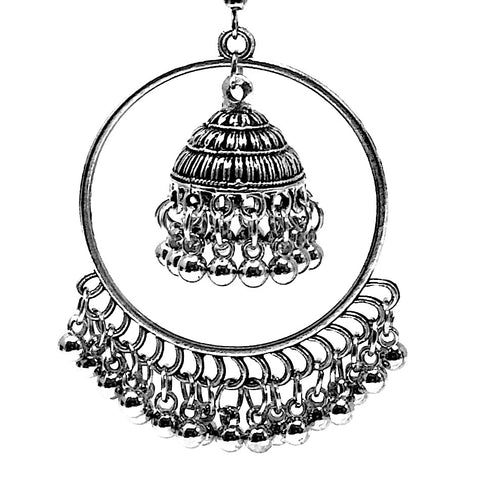 Silver Hoops with Small Bells - PAAIE