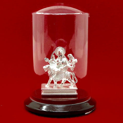 999 Pure Silver Small Durga Mata Idol - PAAIE