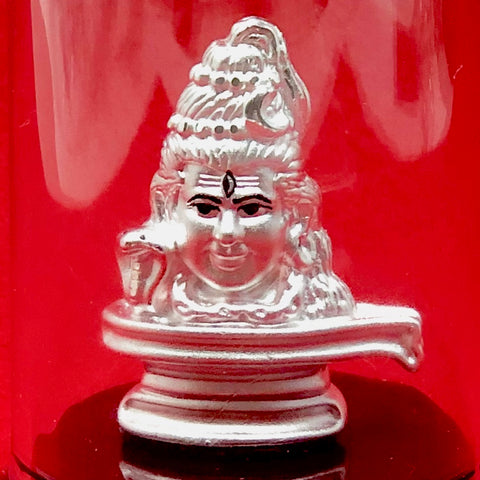 999 Pure Silver Small Shiv Ji Idol - PAAIE