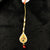 Teardrop Handcrafted Red and Green Tika (D5) - PAAIE