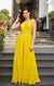 Designer Yellow Color Jump Suit in Chinon (K619)
