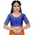 Sophisticated Blue Color Designer Silk Embroidered Blouse For Wedding & Party Wear - PAAIE