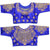 Designer Blue Color Designer Silk Embroidered Blouse For Wedding & Party Wear - PAAIE
