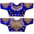 Exceptional Royal Blue Color Designer Silk Embroidered Blouse For Wedding & Party Wear - PAAIE