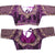 Sophisticated Purple Color Designer Silk Embroidered Blouse For Wedding & Party Wear - PAAIE