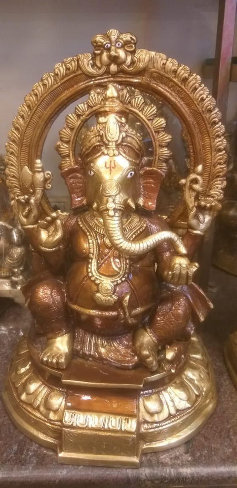 Lord Ganesha Brass Statue
