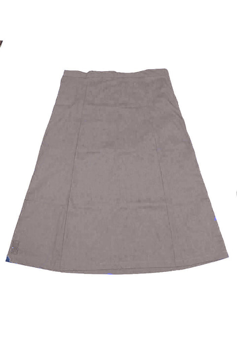 Free Size Readymade Petticoat in Grey Color (Cotton) - PAAIE