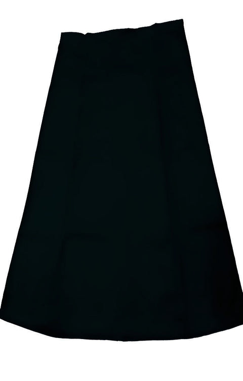 Stretchable Readymade Petticoat in Black Color (Lycra) - PAAIE