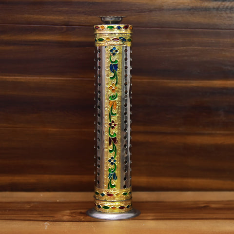 Unique Metal Dhoop Batti Stand/ Brass Agarbatti Incense Holder for Pooja Standard Holder - PAAIE