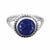 925 Sterling Silver Lapis Lazuli Gemstone Ring (D61) - PAAIE