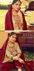 Silk Cotton Suit With Patiala Salwar and Fancy Dupatta in Beige (K40) - PAAIE