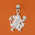 925 Hanuman Silver Pendant (Design 6) - PAAIE