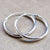 925 Sterling Silver 1.75CM Hoop Earring (Design 4) - PAAIE