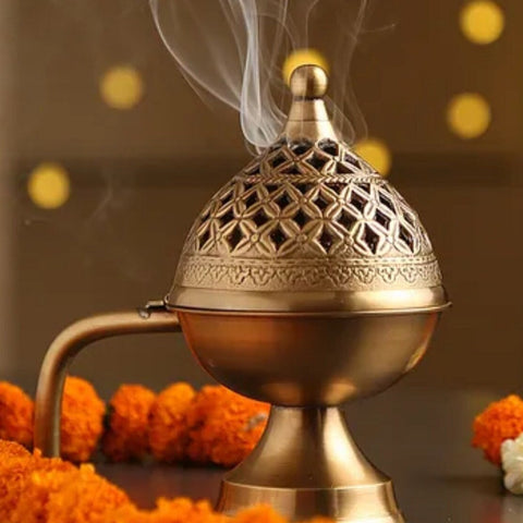 Home Purifying Brass Dhoop Dani / Dhuni