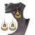 Golden Hoops with Small Bells (E417)