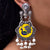 Traditional Style Oxidized Earrings with Pearl for Casual Party (E89) - PAAIE