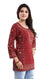 Extraordinary Maroon Color Indian Ethnic Kurti For Casual Wear (K628)