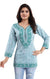 Extraordinary Blue Color Indian Ethnic Kurti For Casual Wear (K629)