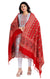Fashionable Women's Red Shawl With Embroidery Work For Casual, Party Wear (D10)
