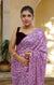 Designer Pink Color Sequins Net Saree For Party Wear (D614)